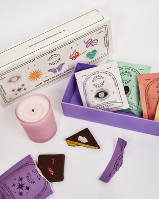 7 Chakren Geschenkbox 7 Schokoladentäfelchen chakra Balance