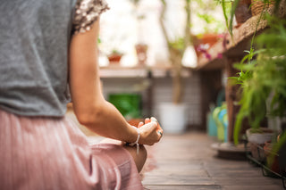 Meditation frau