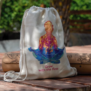 Jutebeutel Rucksack aus Bio Baumwolle