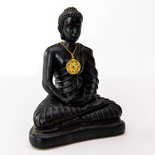 Gold Halskette Yoga Mandala