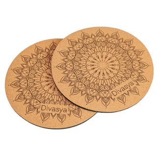 Yoga Knie Pads aus Naturkautschuk & Kork Knieschoner