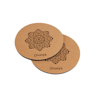 Yoga Knie Pads aus Naturkautschuk & Kork Knieschoner