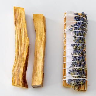 Palo Santo mit Lavendel und Selenit