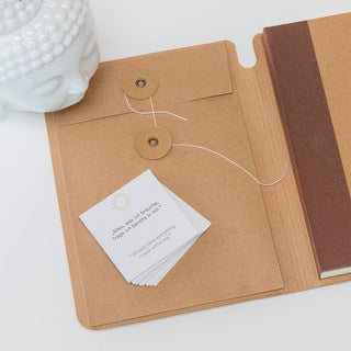 Wellness Geschenk mit Affirmationskarten