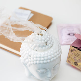 Buddha Kopf Räucherschale