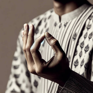 Mudra Hand Geste im Yoga