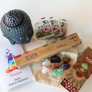Spirituelle Geschenke Geschenkset Chakra Meditation & Yoga