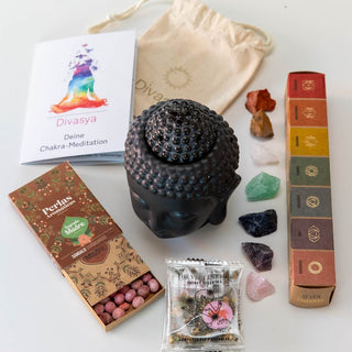 Spirituelle Geschenke Geschenkset Chakra Meditation & Yoga