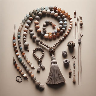 Bestandteile einer Mala Kette Guru Perle Meditationskette