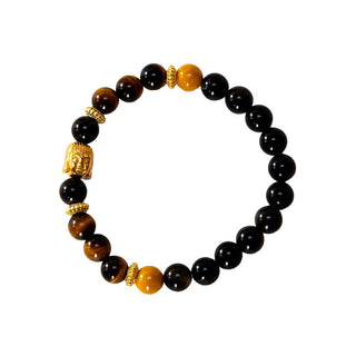 Buddha Armband Tigerauge