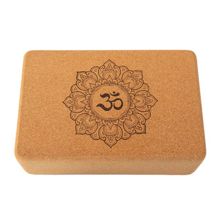Yoga Block Kork OM