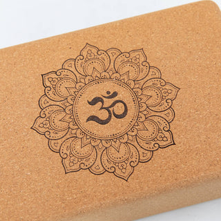 Yoga Block Kork OM