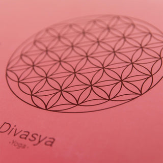 Yoga Pad Naturkautschuk dunkelrot
