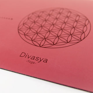 Yoga Pad Naturkautschuk dunkelrot