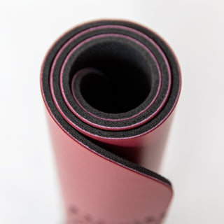 Yoga Pad Naturkautschuk dunkelrot
