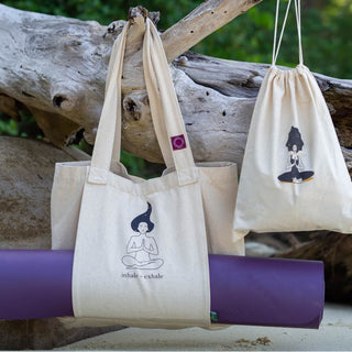 Yoga Tasche für Yogamatte Zubehör aus Bio Baumwolle