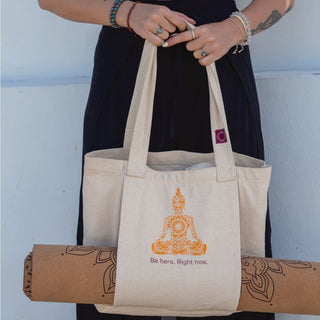 Yoga Tasche für Yogamatte aus Baumwolle
