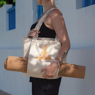 Yoga Tasche für Yogamatte Zubehör aus Bio Baumwolle