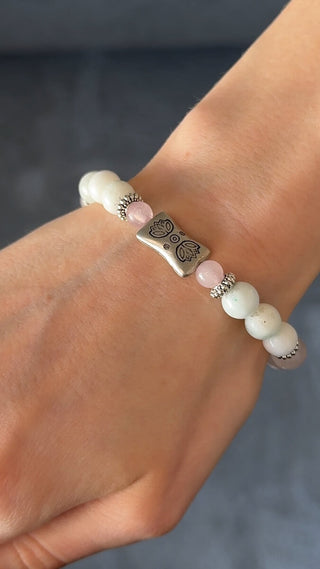 Yoga Armband Rosenquarz