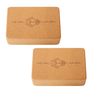 Yogablöcke aus Kork Set Magic Arrow