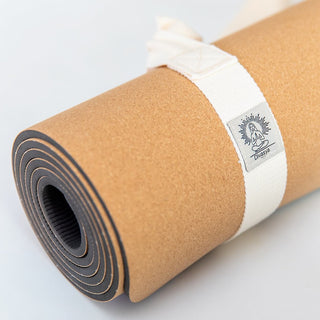 Kork Yogamatte leicht TPE dämpfend rutschfest