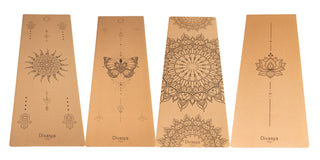 Yogamatte Kork viele Designs