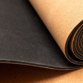 Yogamatte Kork mit Naturkautschuk