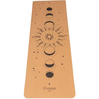 Kork Yogamatte leicht TPE dämpfend rutschfest