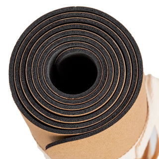 Yogamatte Naturkautschuk und Kork dick