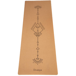 Yoga Matte Kautschuk und Kork