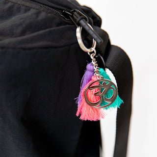 Yogamattentasche Yoga Tasche für Yogamatte schwarz Om Anhänger