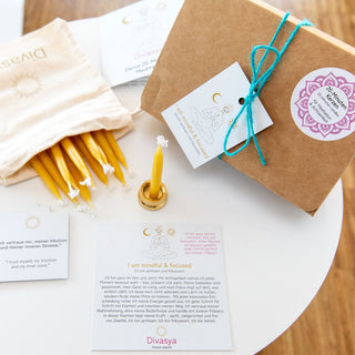 20 Minuten Kerzen mindful focused Set
