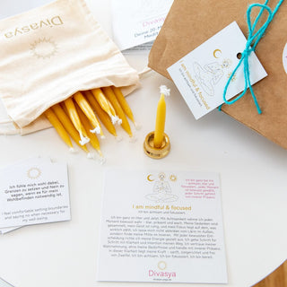 20 Minuten Kerzen mindful focused Set
