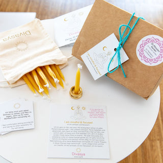 20 Minuten Kerzen mindful focused Set