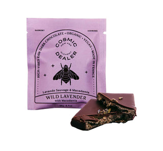 7 Chakren Geschenkbox 7 Schokoladentäfelchen Wild Lavender