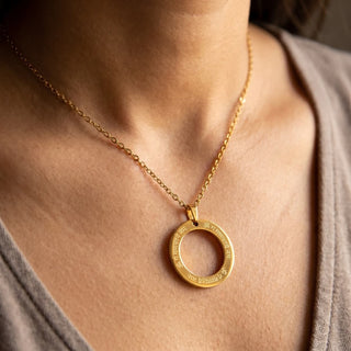 Ganesha Mantra Halskette gold