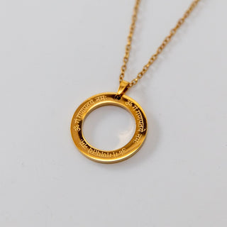 Ganesha Mantra kette spirituelle Kette vergoldet