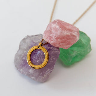 Ganesha Mantra kette spirituelle Kette vergoldet