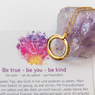 Ganesha Mantra kette spirituelle Kette vergoldet