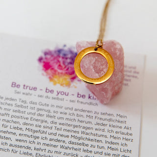 Ganesha Mantra kette spirituelle Kette vergoldet