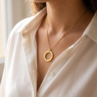 Gayatri Mantra Kette gold