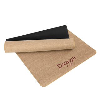 yogamatte jute Naturkautschuk pure