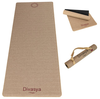 yogamatte jute Naturkautschuk pure