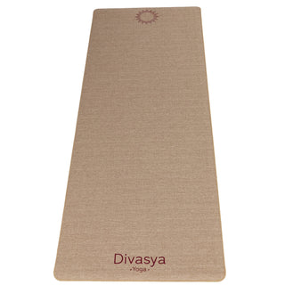 yogamatte jute Naturkautschuk pure