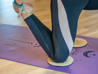 Yoga Knie Pads aus Kork und Naturkautschuk