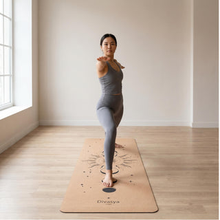 Leichte Yogamatte Kork