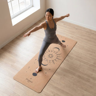 Leichte Yogamatte Kork