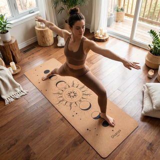 Leichte Yogamatte Kork