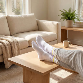 Socken mit Yoga-Motiv in 2 Varianten: Inhale Exhale | Namasté