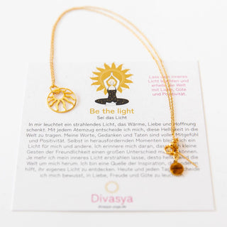 Spirituelle Kette Gold Golden Sun